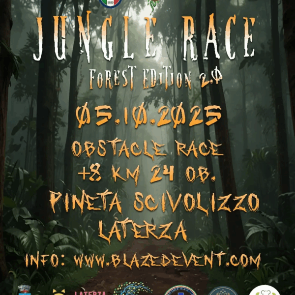 🔥 JUNGLE RACE – FOREST EDITION 2.0 🔥📍 Pineta Scivolozzo – Laterza (TA)🗓️ 5 ottobre 2025 l’e