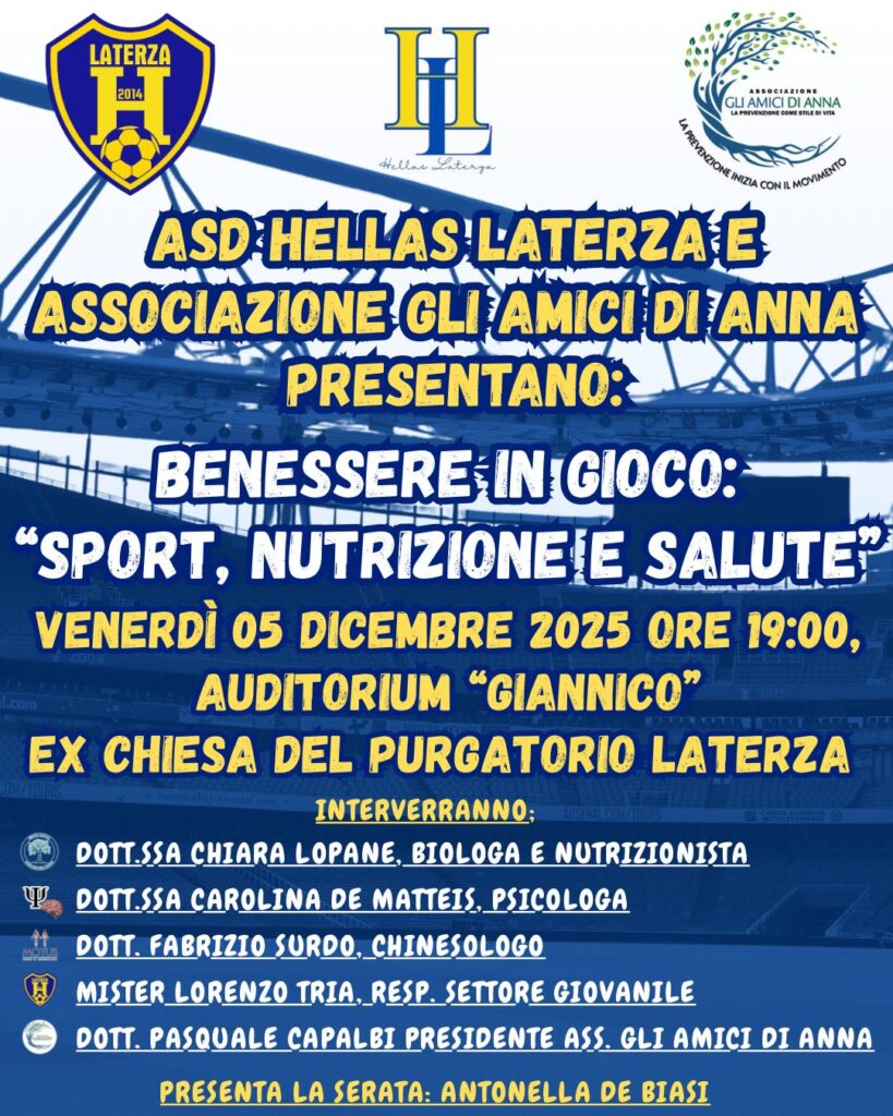 Benessere in gioco “Sport, Nutrizione e Salute”